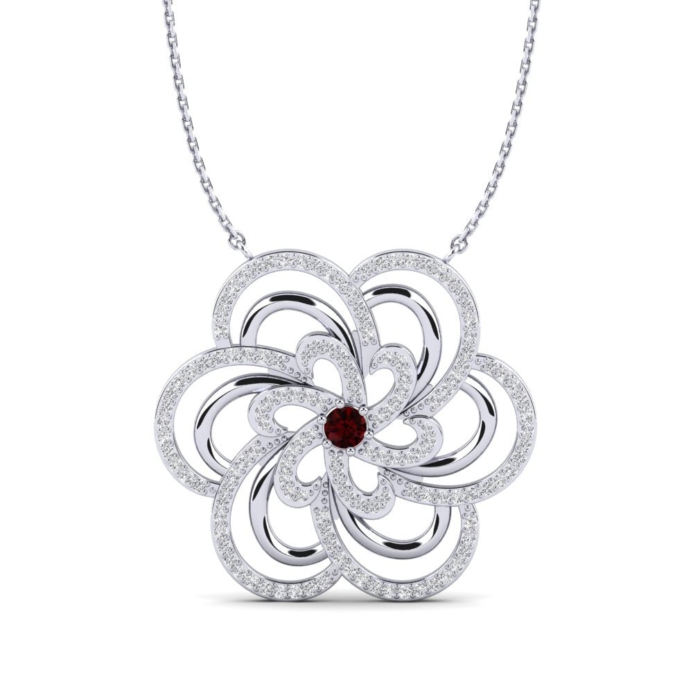 Garnet Women's Necklace Agil