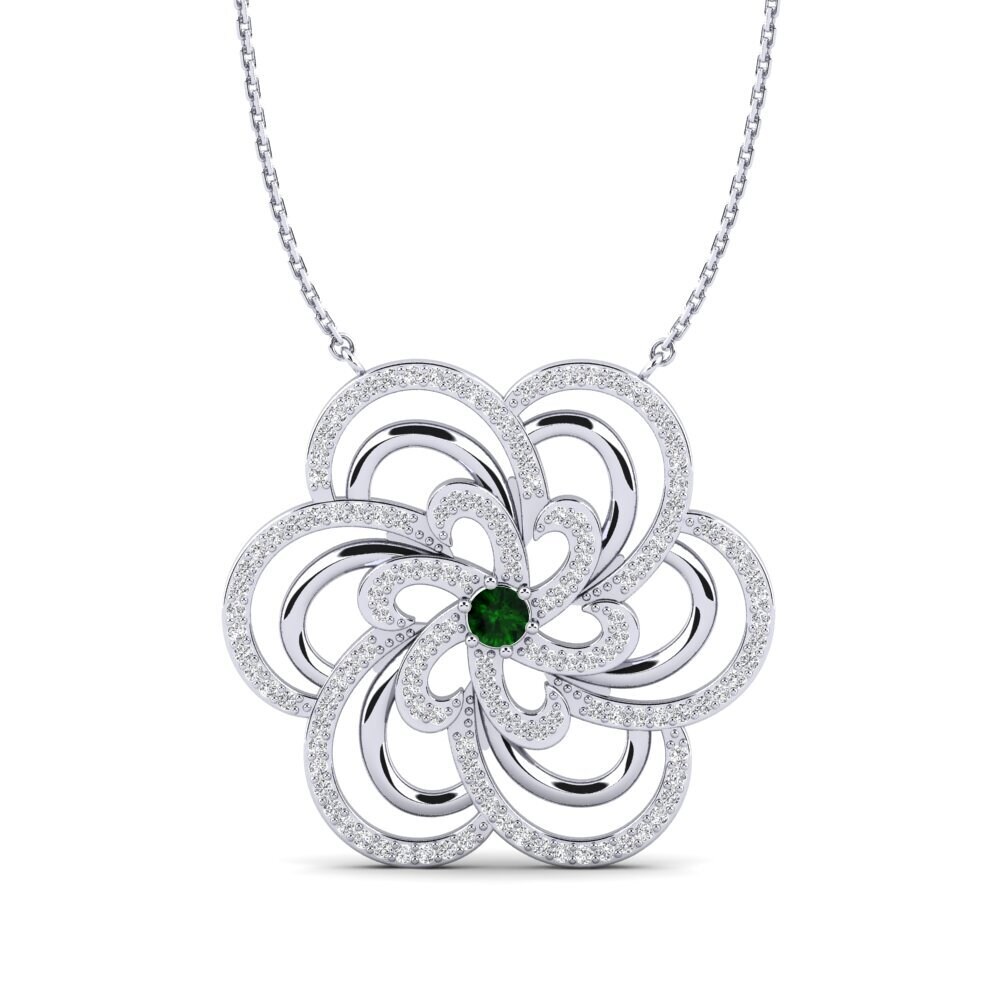 Green Tourmaline Women's Necklace Agil