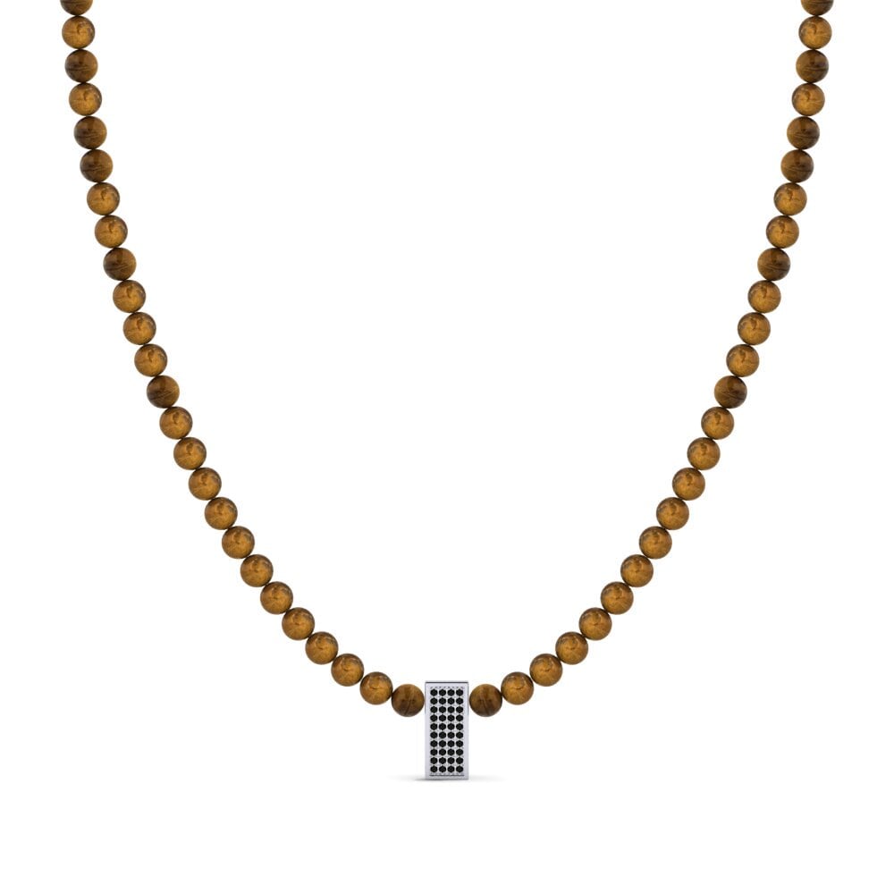 Diamante Negro Collar para hombre Agisandrou