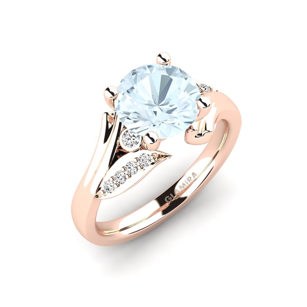 Aquamarin Verlobungsring Agnella 2.0 crt