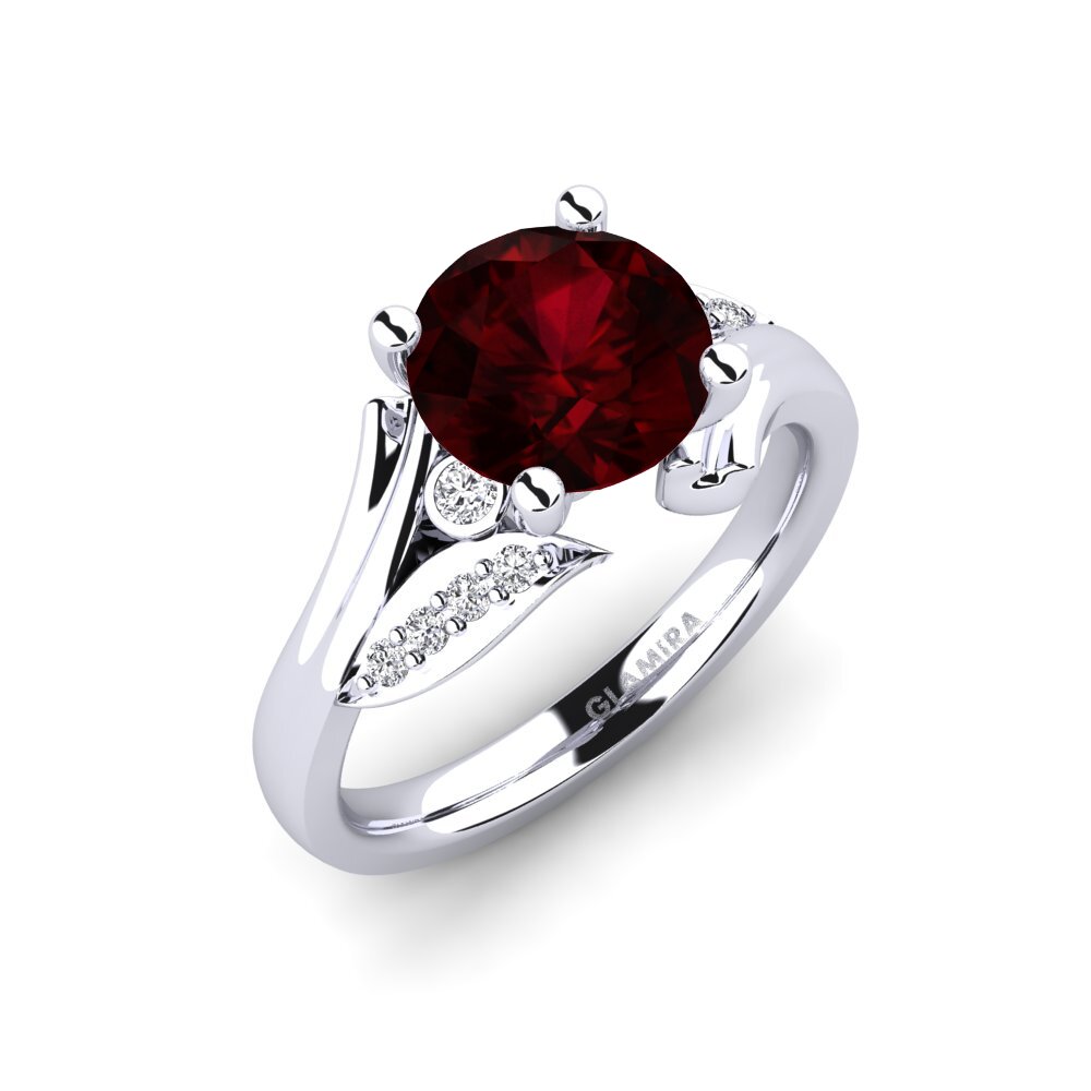 Garnet Engagement Ring Agnella 2.0 crt