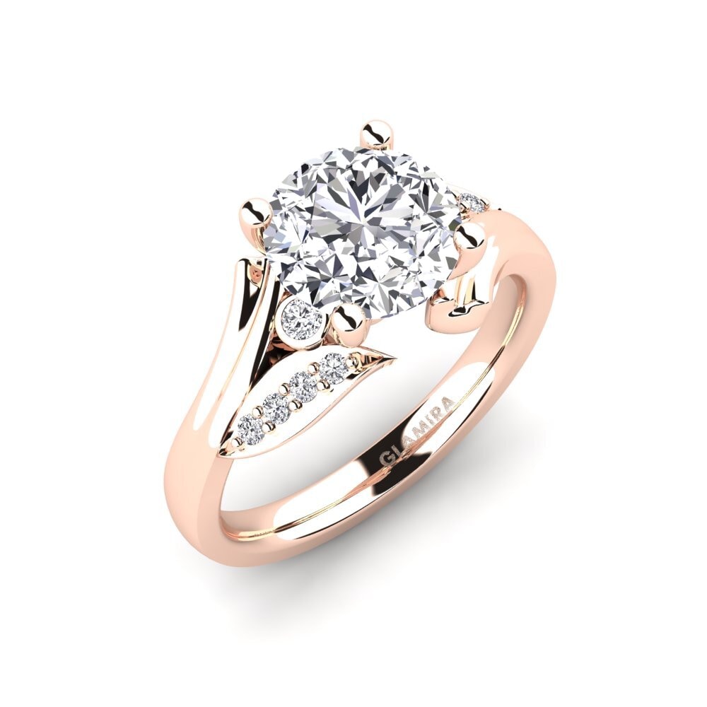 Labor-gezüchteter Diamant Verlobungsring Agnella 2.0 crt