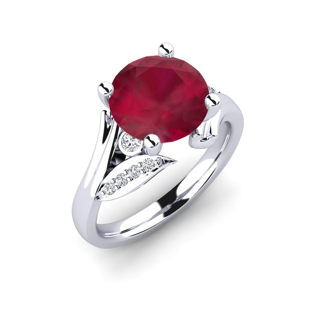 紅寶石 訂婚戒指 Agnella 3.0 crt