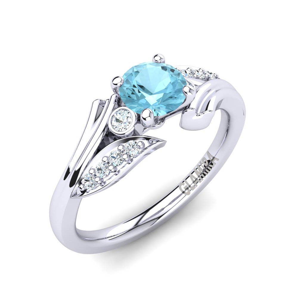 Aquamarine Ring Agnella 0.5 crt