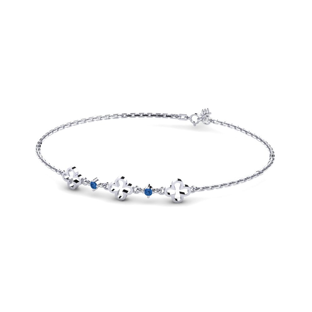 Circonita Azul Oscuro Pulsera de Mujer Agnese