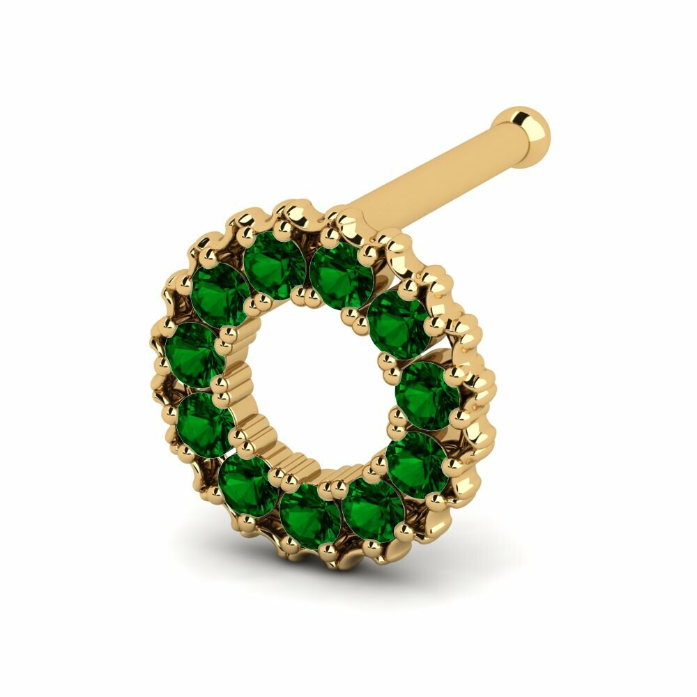 Groene Zirkoon Neus Pin Agni