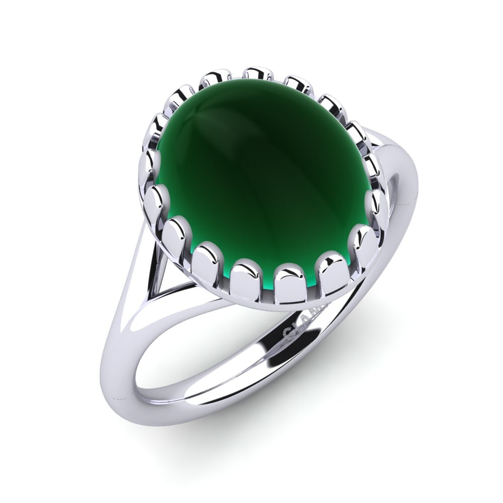 Cabochon Smaragd Ring Agnolle
