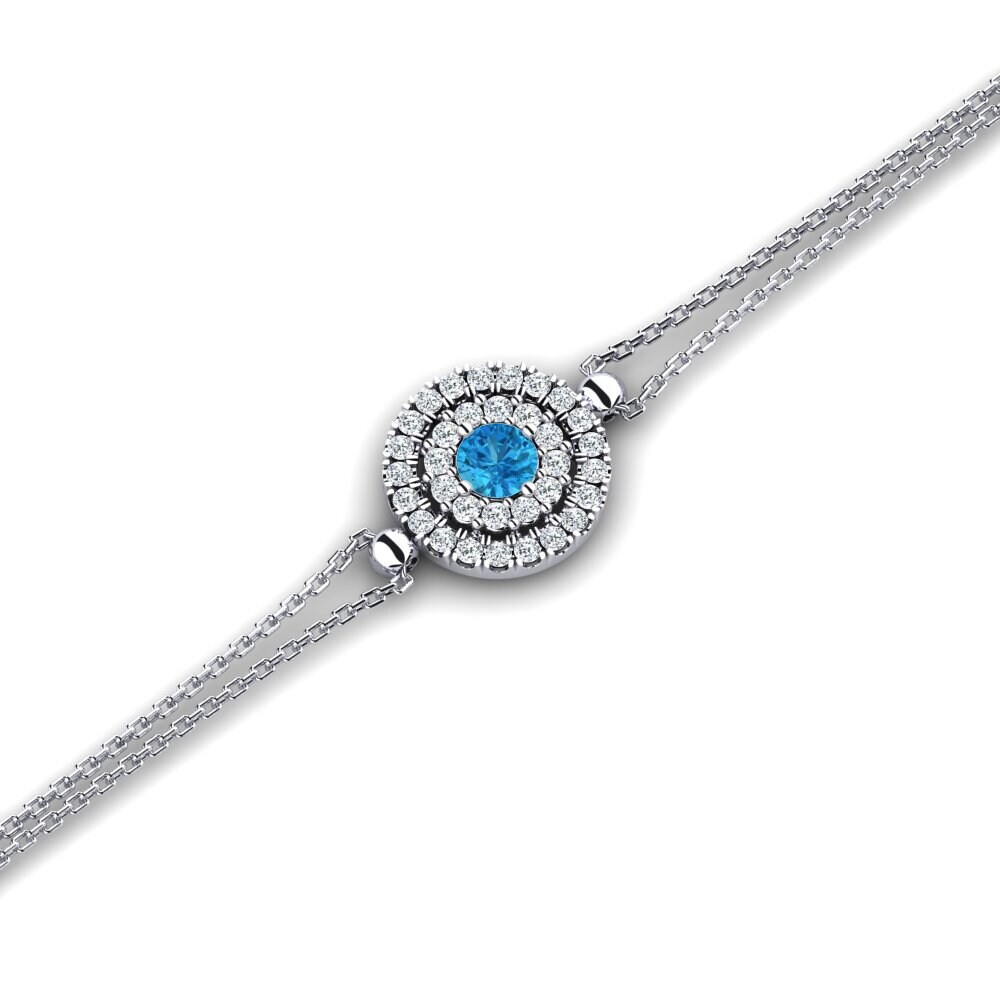 Blue Topaz Women's Bracelet Agnus