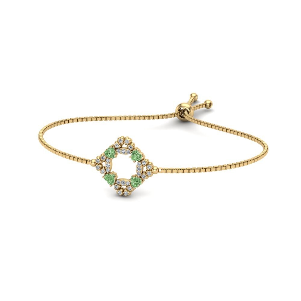 Green Diamond Women's Bracelet Agoni