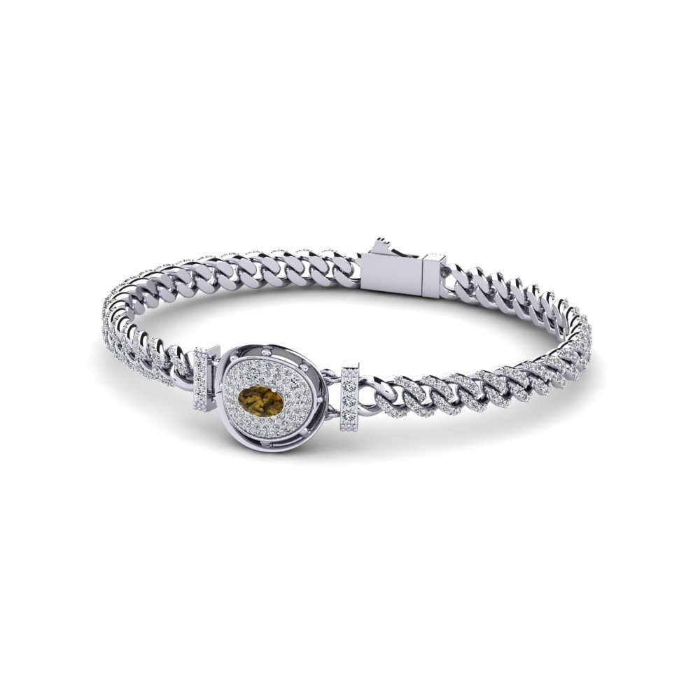 Brown Zircon Women's Bracelet Agters