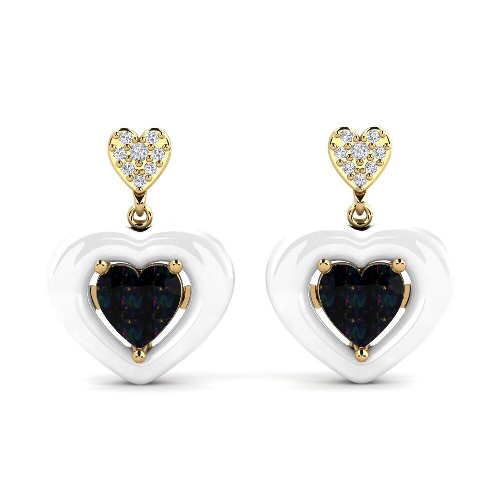 Black Opal Women's Earring Aguinaga