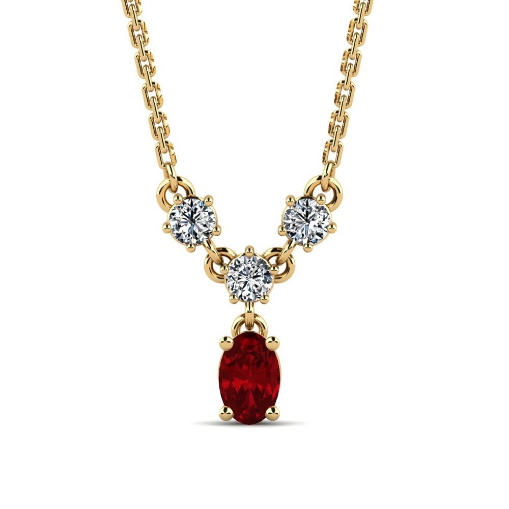 Circonita Roja Collar de Mujer Ahegras