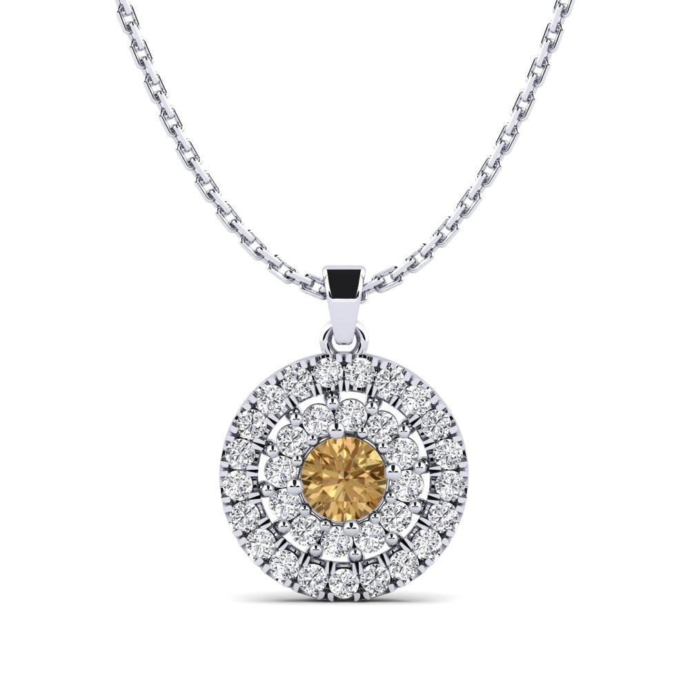 Brown Diamond Women's Pendant Aidane