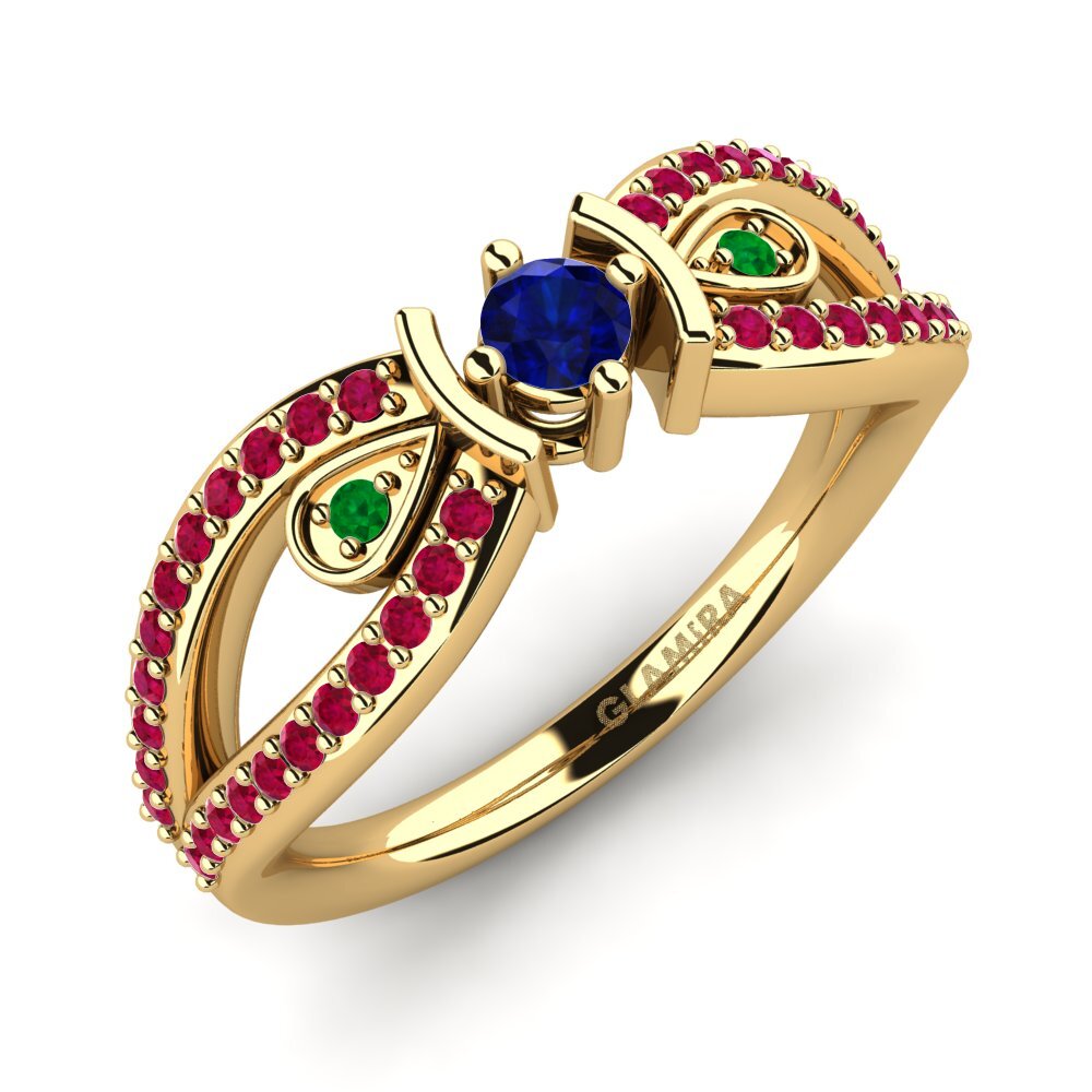 18k Yellow Gold Engagement Ring Aigina