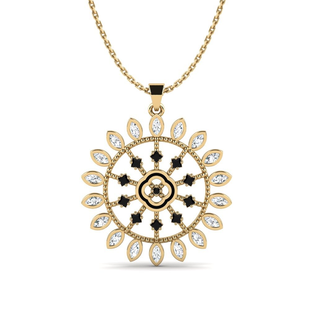 Mixed Black Sapphire Women's Pendant Aigrapa