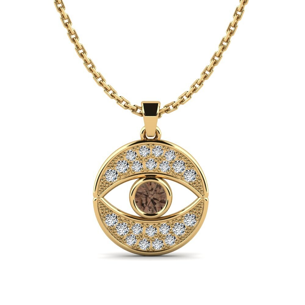 Smoky Quartz Women's Pendant Ailbest