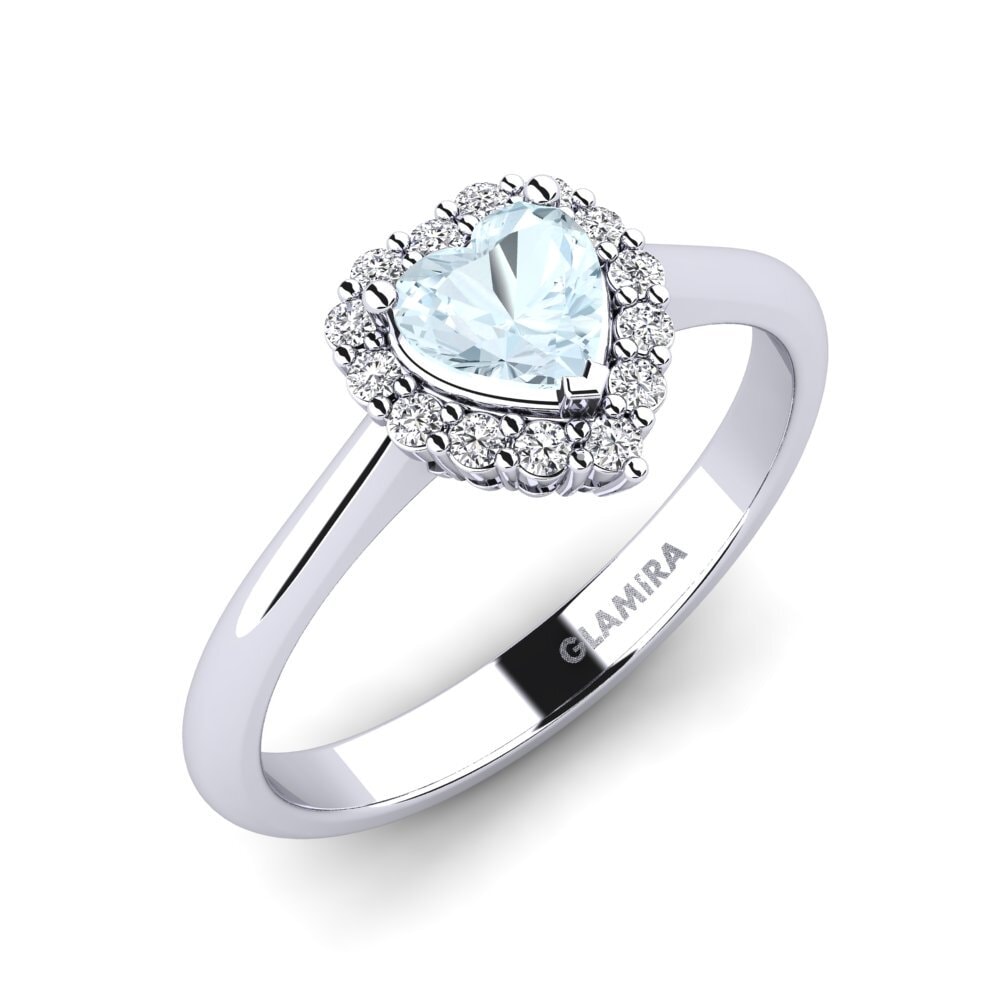 Aquamarine Engagement Ring Ailefroide