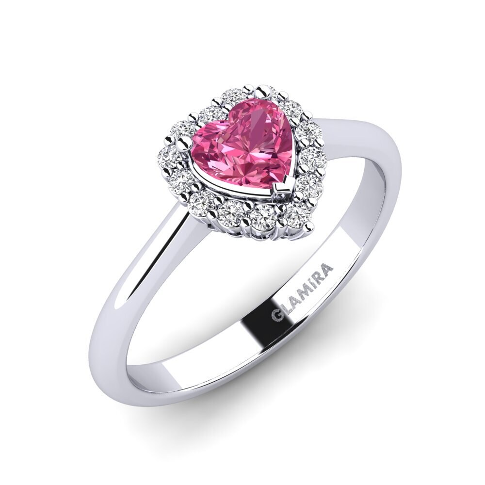 Pink Tourmaline Engagement Ring Ailefroide