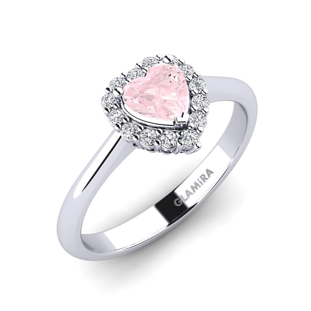 Rose Quartz Engagement Ring Ailefroide