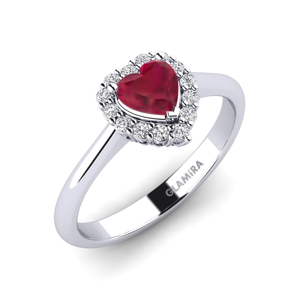 Rubí Anillo de compromiso Ailefroide