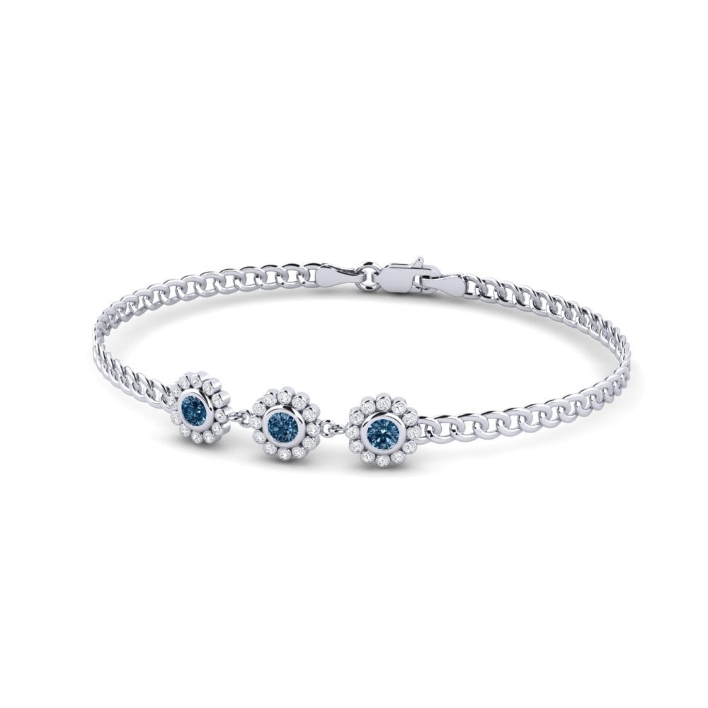 Blue Diamond Women's Bracelet Ailing