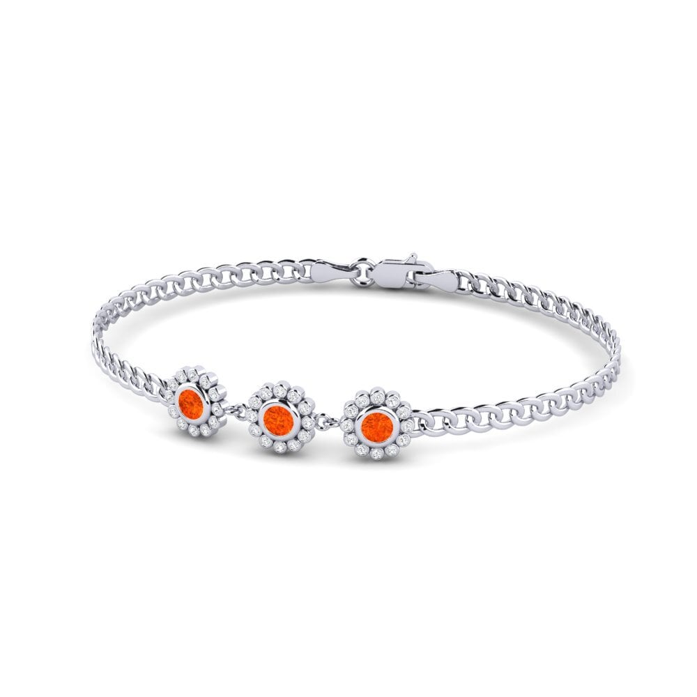 Fire Opal Women's Bracelet Ailing
