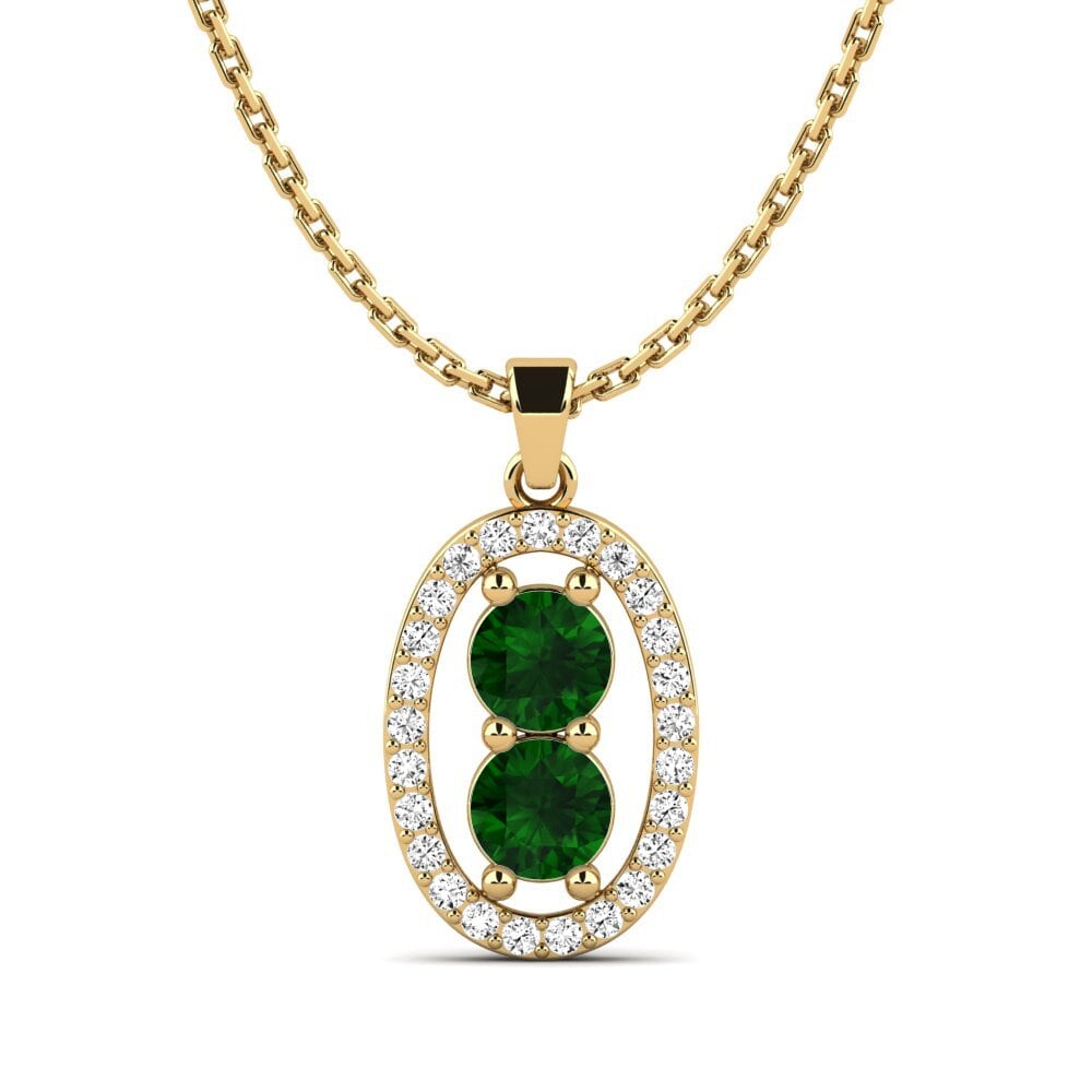 Green Tourmaline Women's Pendant Aintab
