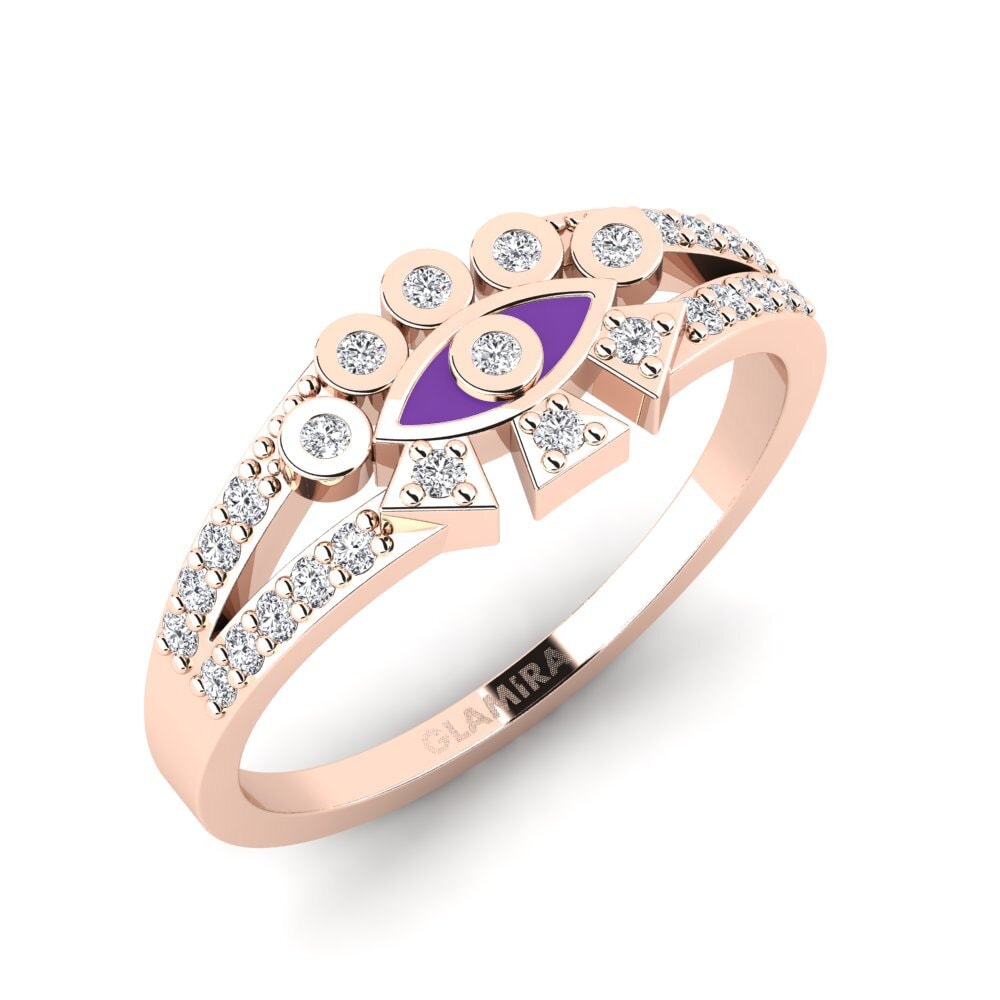 14ct Rose Gold Ring Aizanoi
