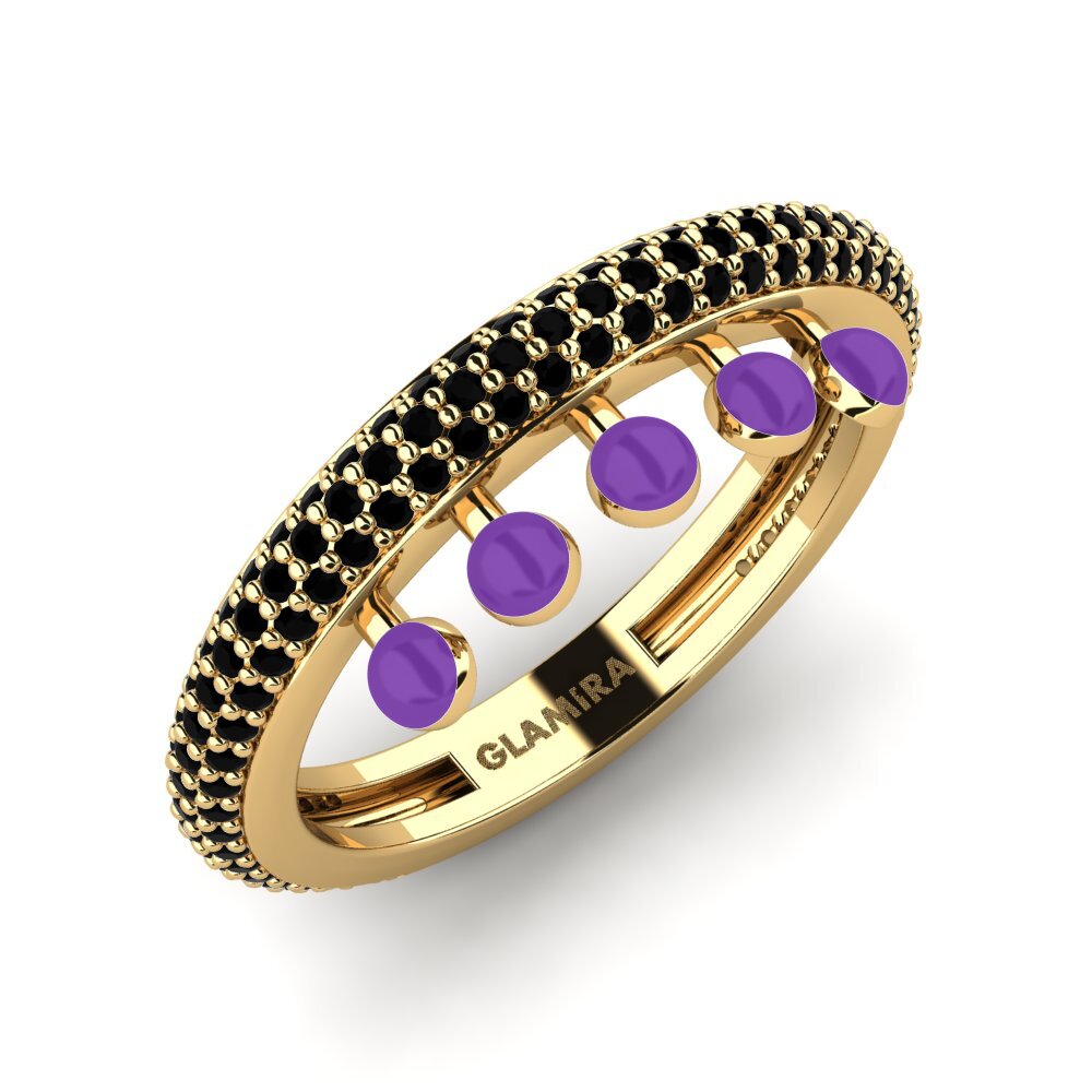 Diamante Negro Anillo Aktibo