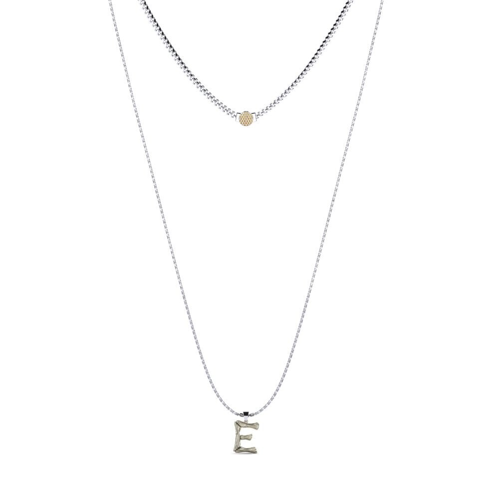 Rund Brauner Diamant Damen halskette Alaida E