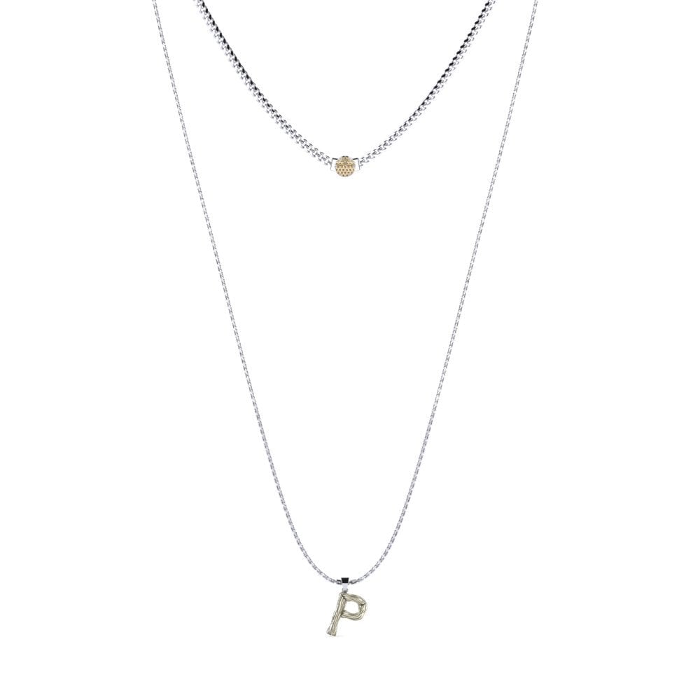 Rund Brauner Diamant Damen halskette Alaida P