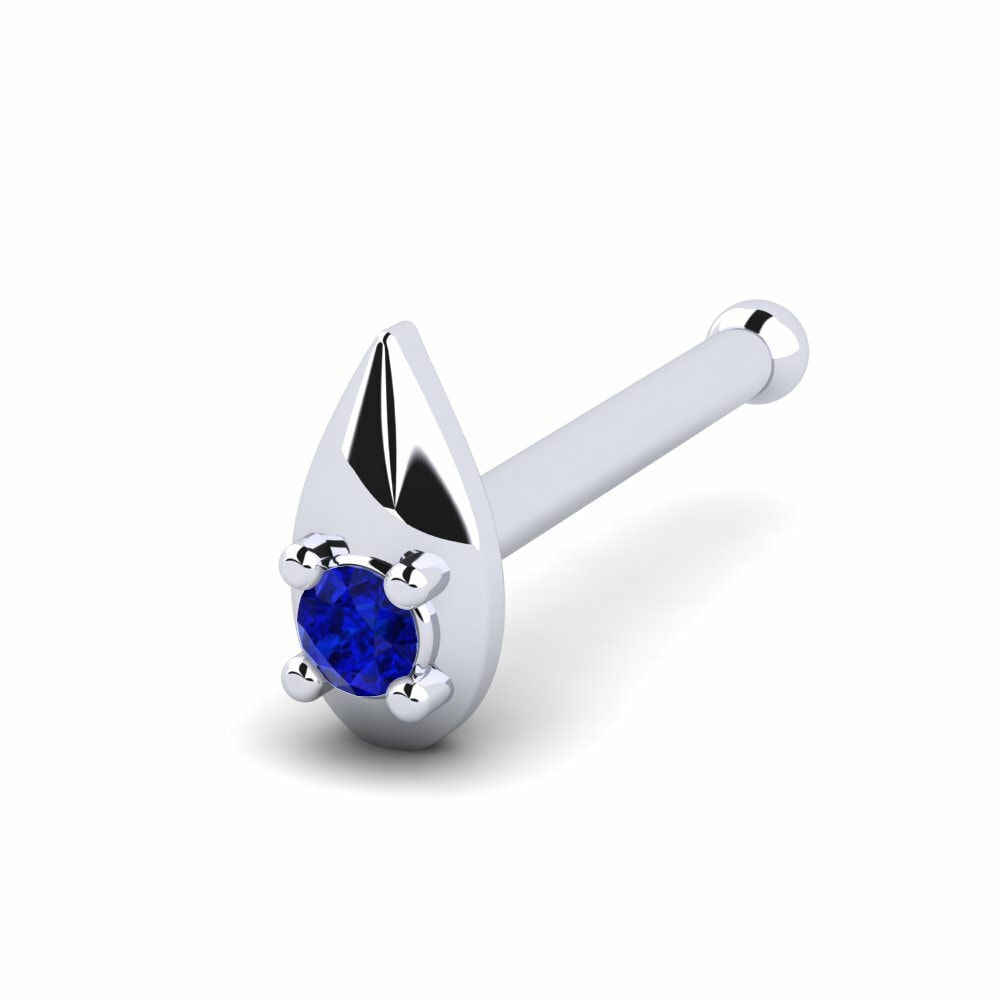 Sapphire Nose Pin Alaine