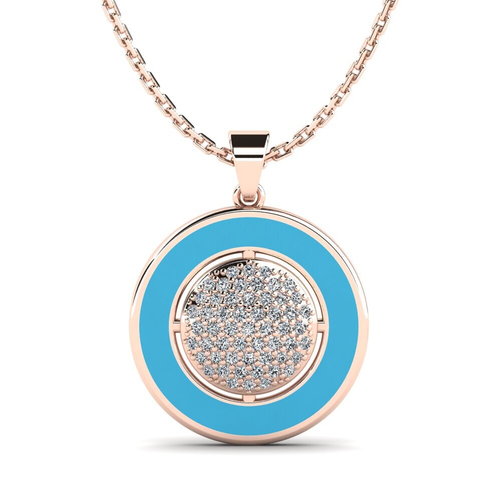 14ct Rose Gold Women's Pendant Albine