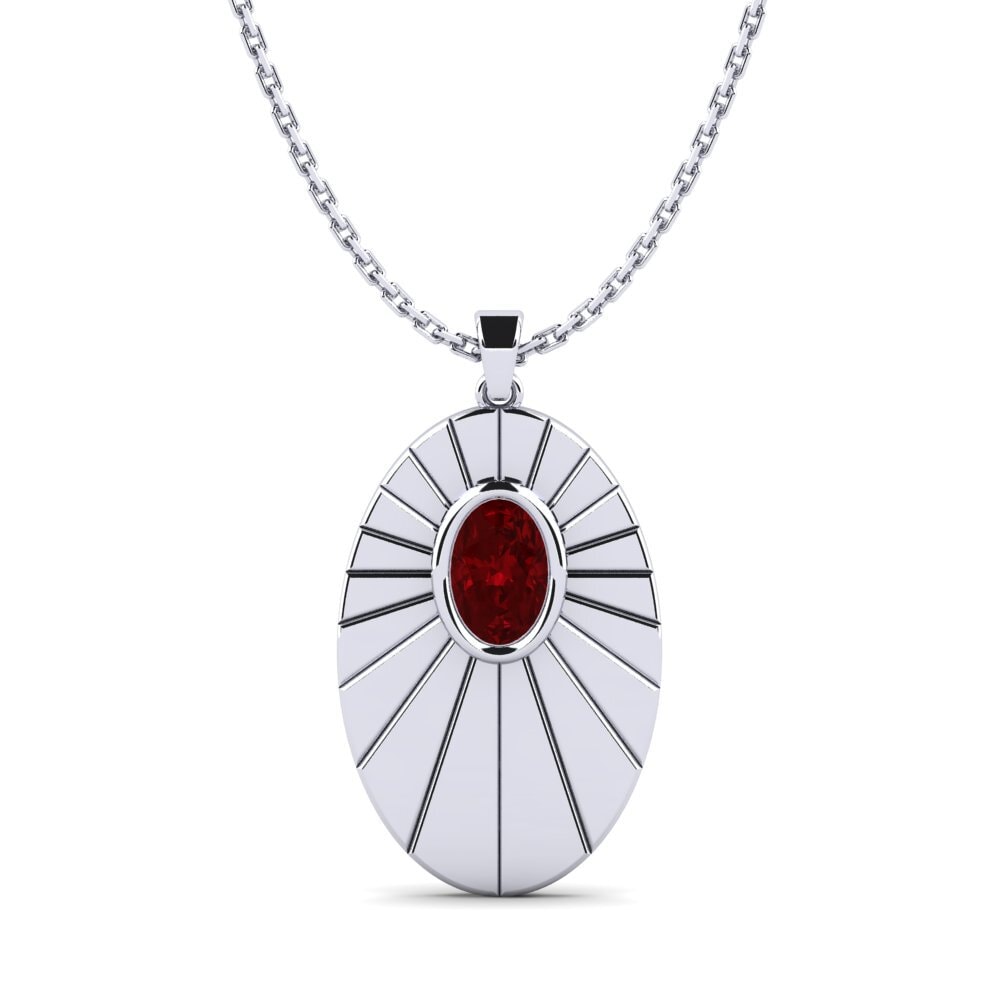 Red Zirconia Women's Pendant Albiona