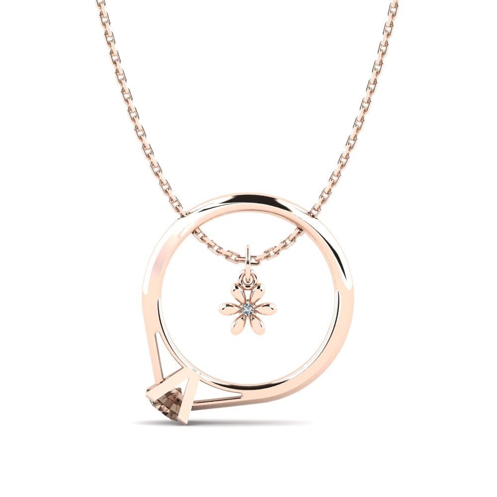 Smoky Quartz Women's Necklace Aleesha
