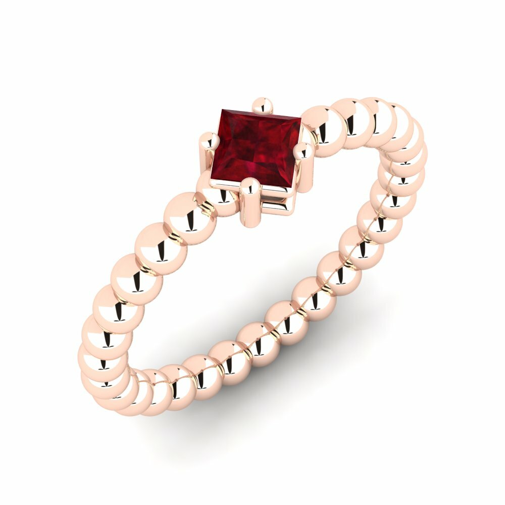18K Rood Goud Knokkelring Aleffra