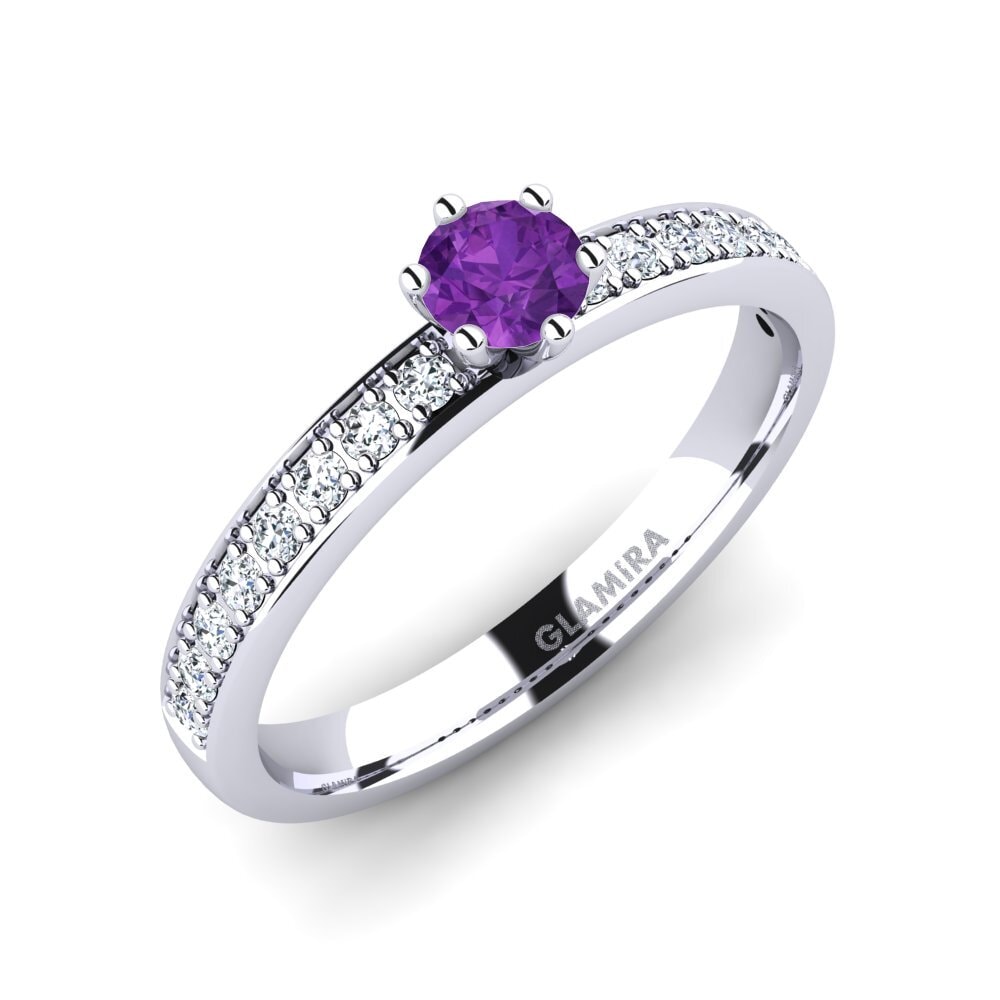 Amethyst Engagement Ring Ageall