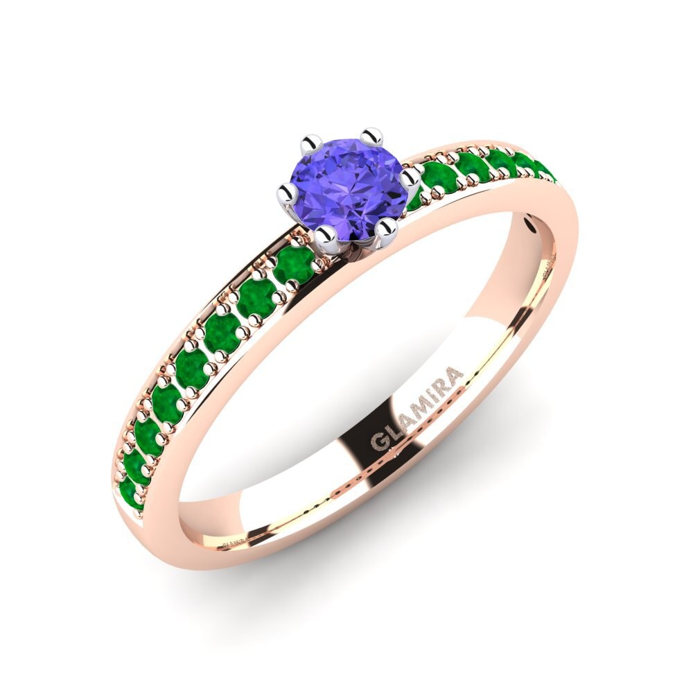 14ct Rose / White Gold Engagement Ring Ageall