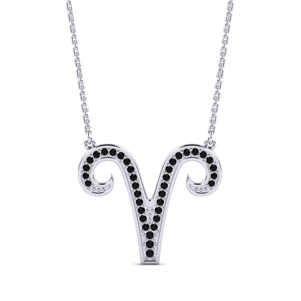 Black Onyx Women's Necklace Alejandrina - Aries