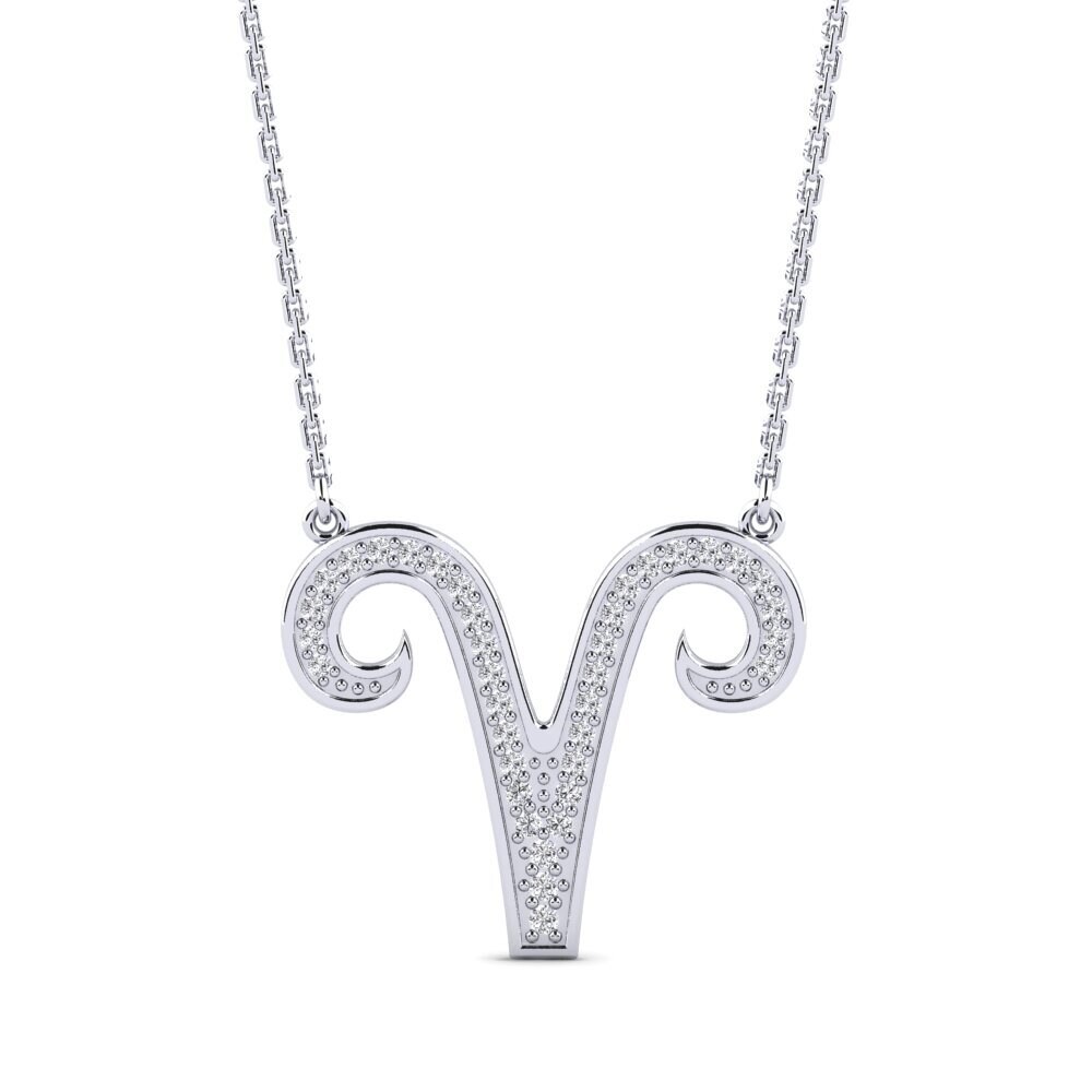 Lab Grown Diamond Women's Necklace Alejandrina - Aries