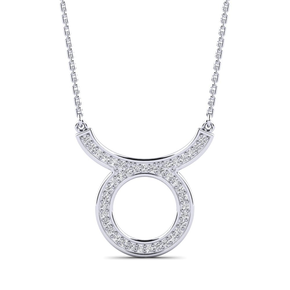 950 Platinum Women's Necklace Alejandrina - Taurus