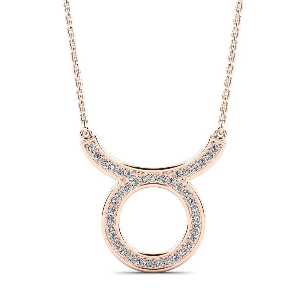 Zirconia Women's Necklace Alejandrina - Taurus