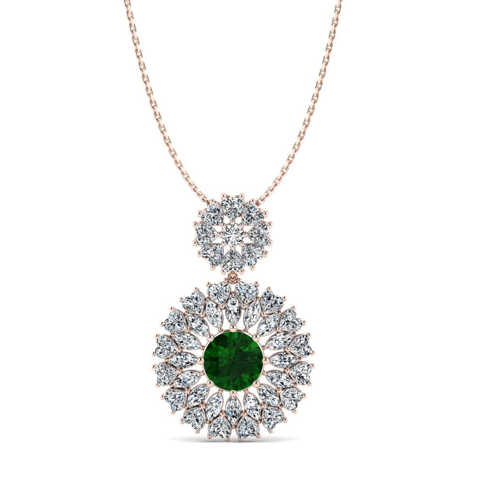Green Tourmaline Women's Pendant Alesia