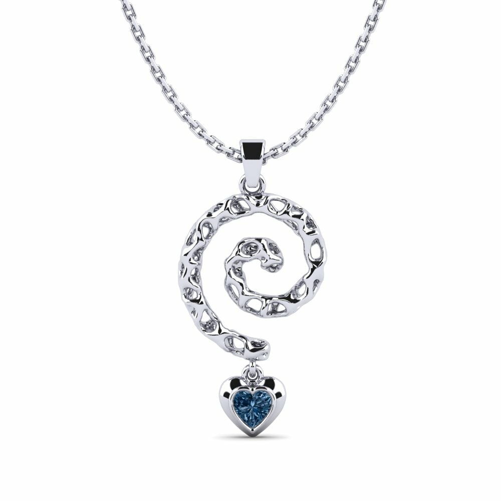 Blue Diamond Women's Pendant Alewk