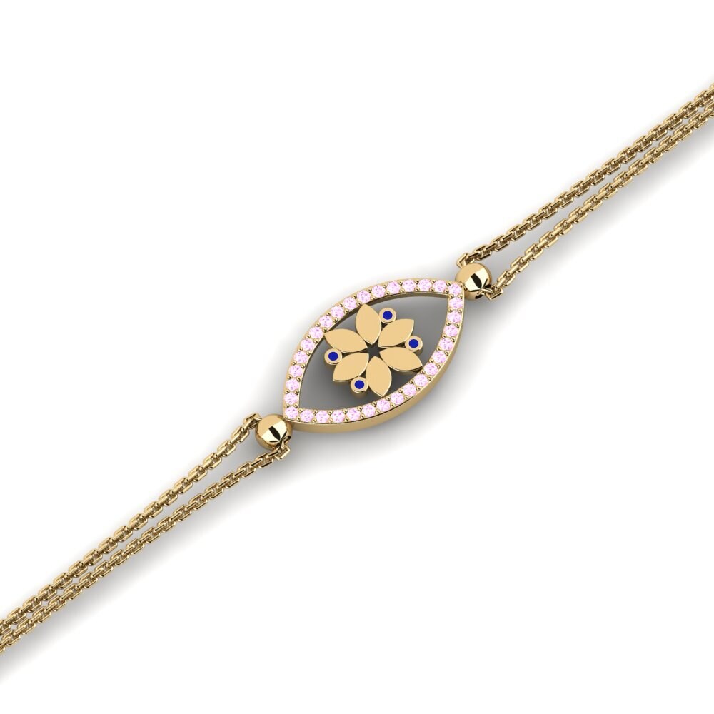 Pink Sapphire Women's Bracelet Alficid