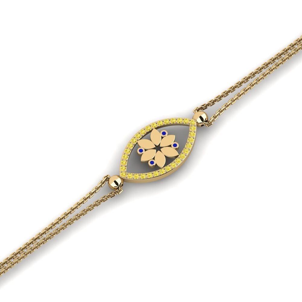 Yellow Sapphire Women's Bracelet Alficid