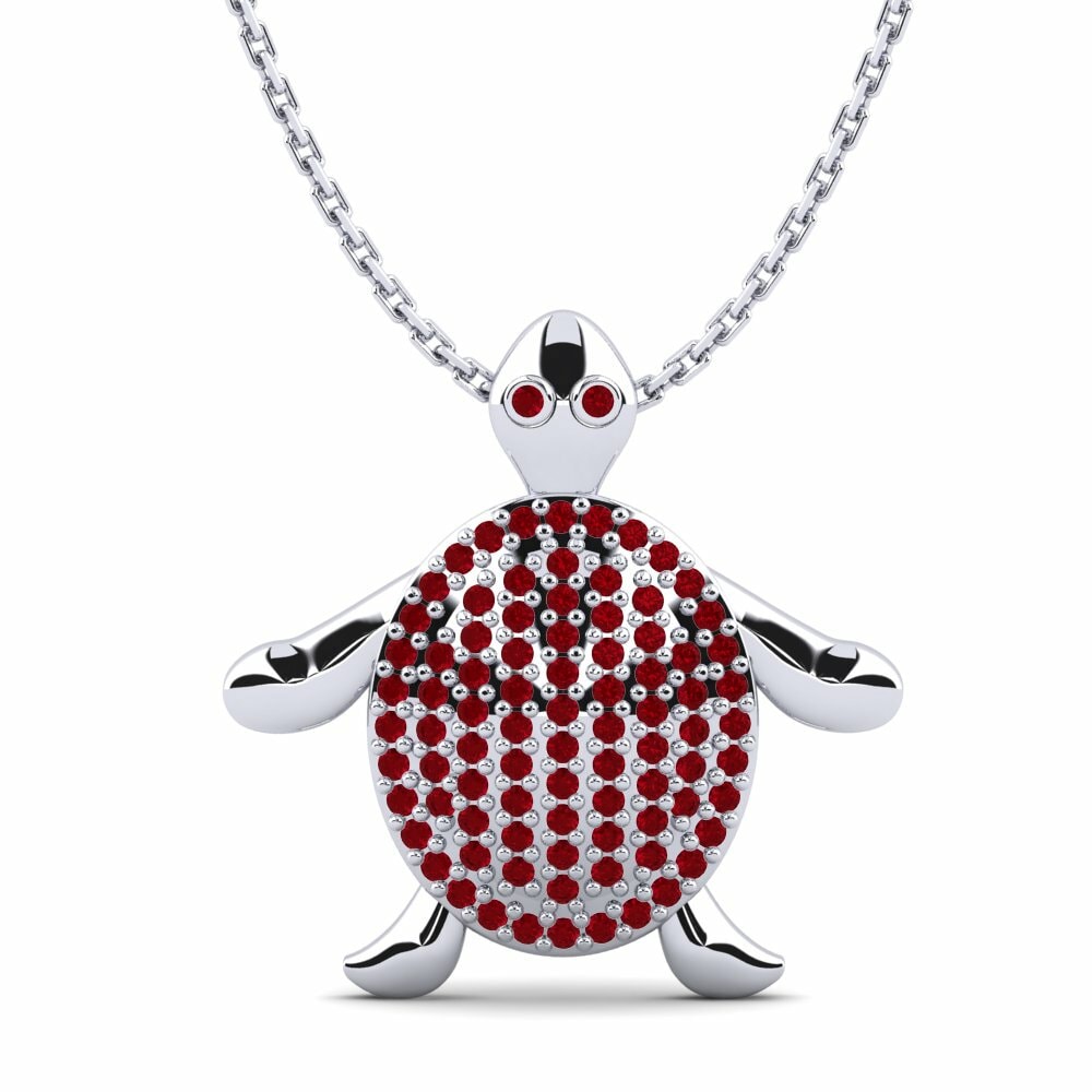 Red Zirconia Women's Pendant Alfonsa