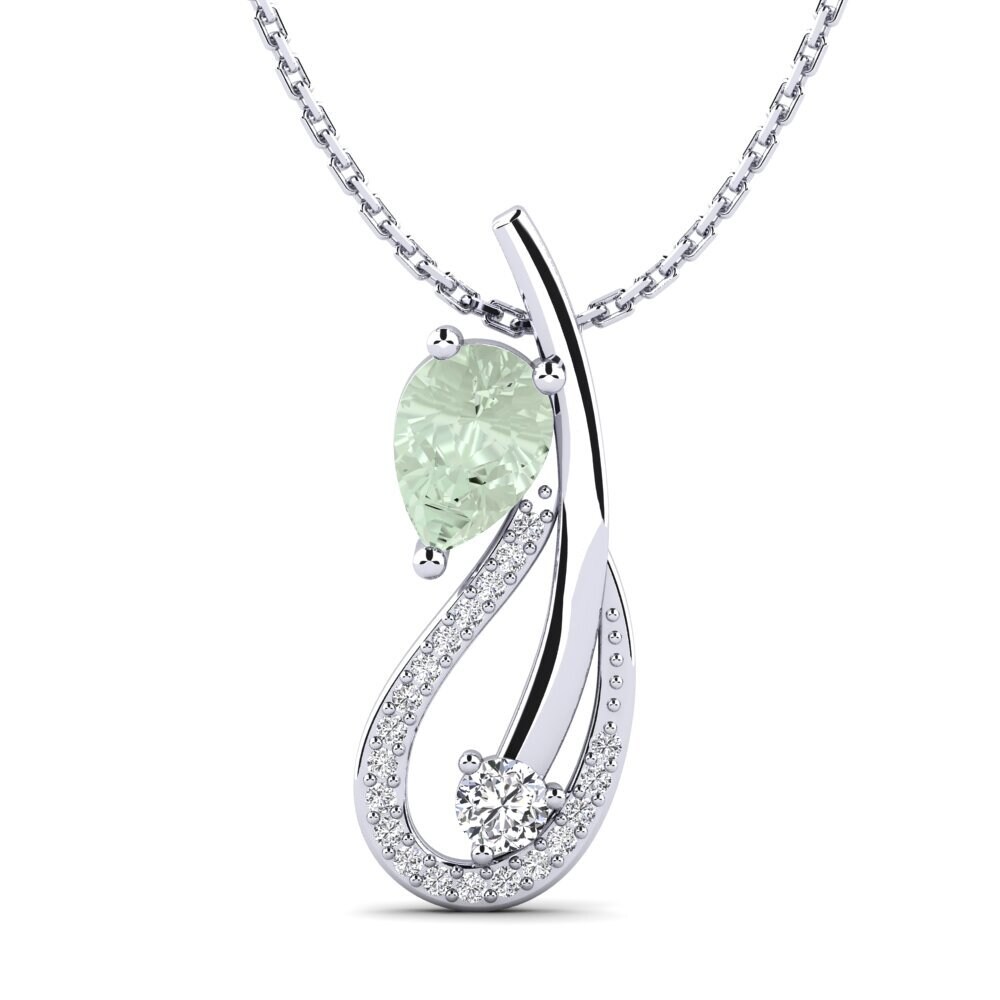 Green Amethyst Women's Pendant Alfreda