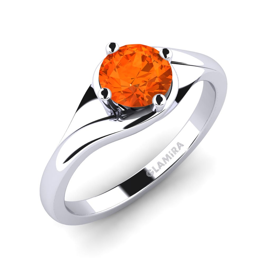 Fire-Opal Engagement Ring Alfrida 0.8 crt