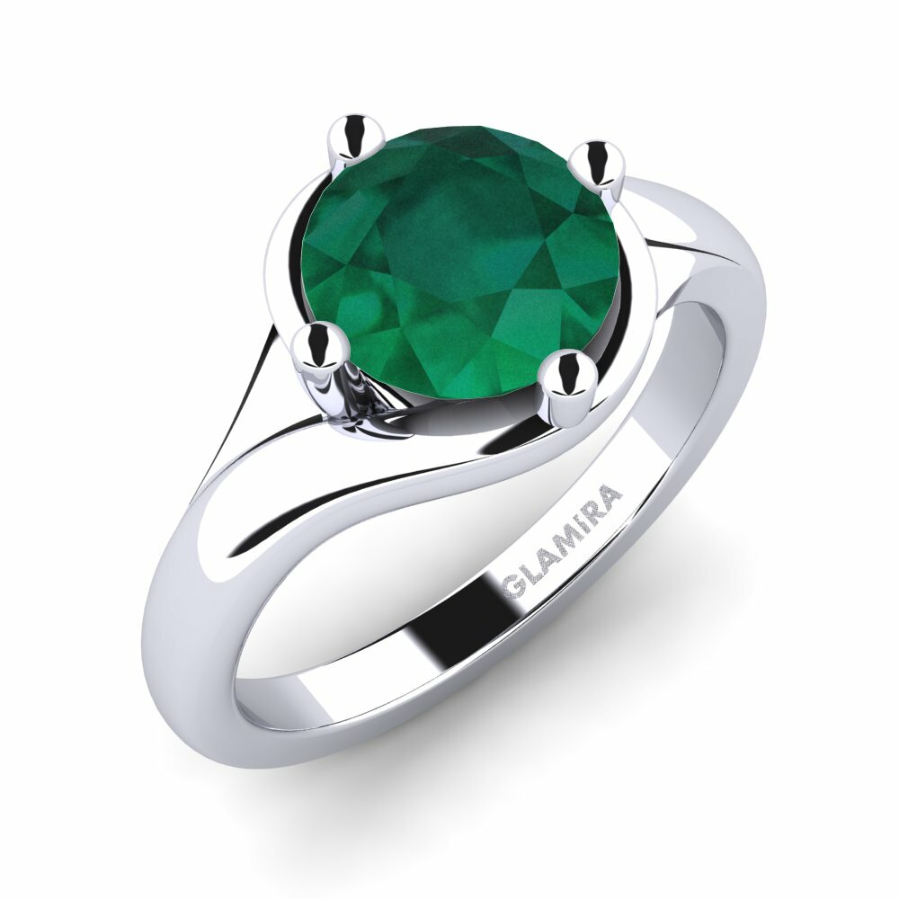 2 Carat Emerald Engagement Ring Alfrida 2.0 crt